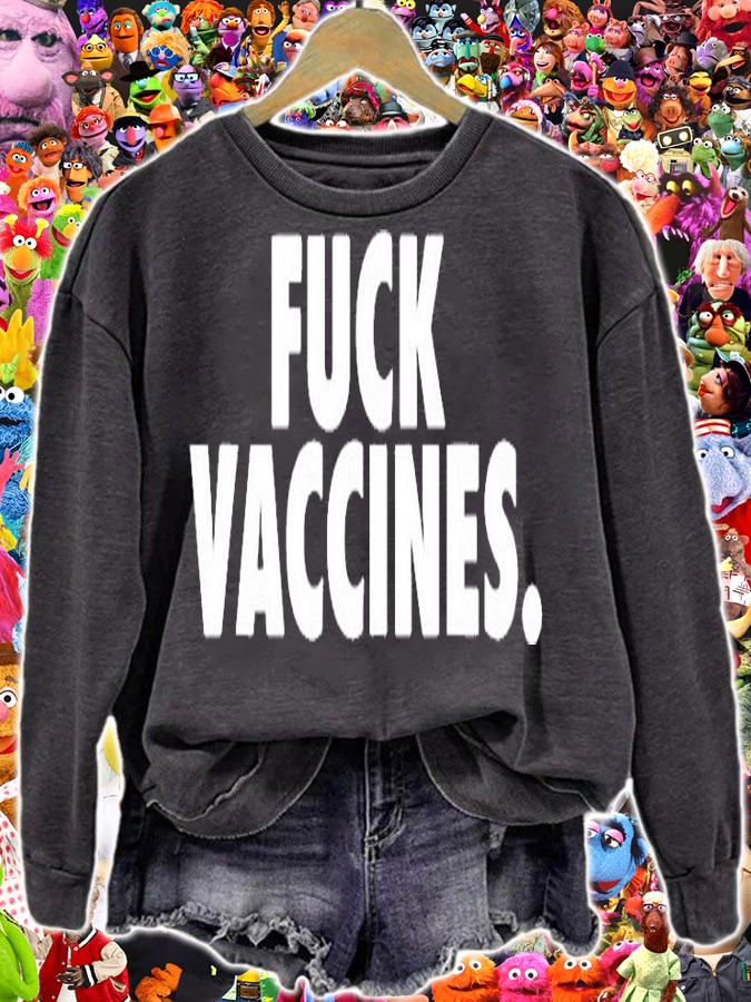 Anti Vax Shirt Funny Fuck Vaccines T-Shirt t-shirt