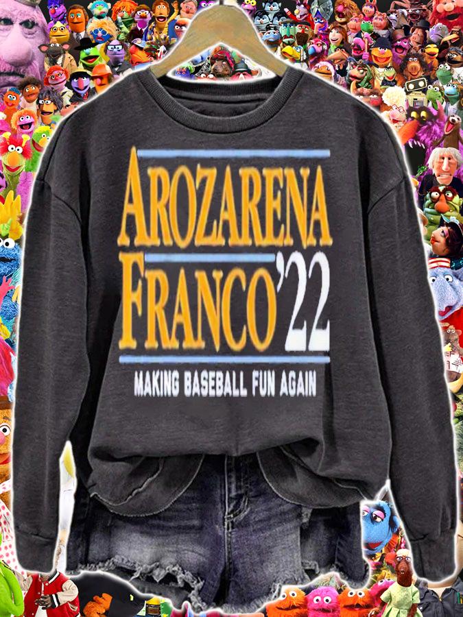 Arozarena Franco '22 Making Baseball Fun Again Shirt t-shirt