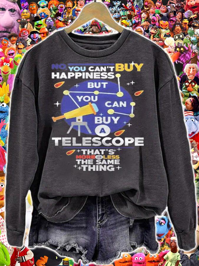 Astronomy Design You Cant Buy Happiness Telescope Same Thing Shirt t-shirt sweatshirt