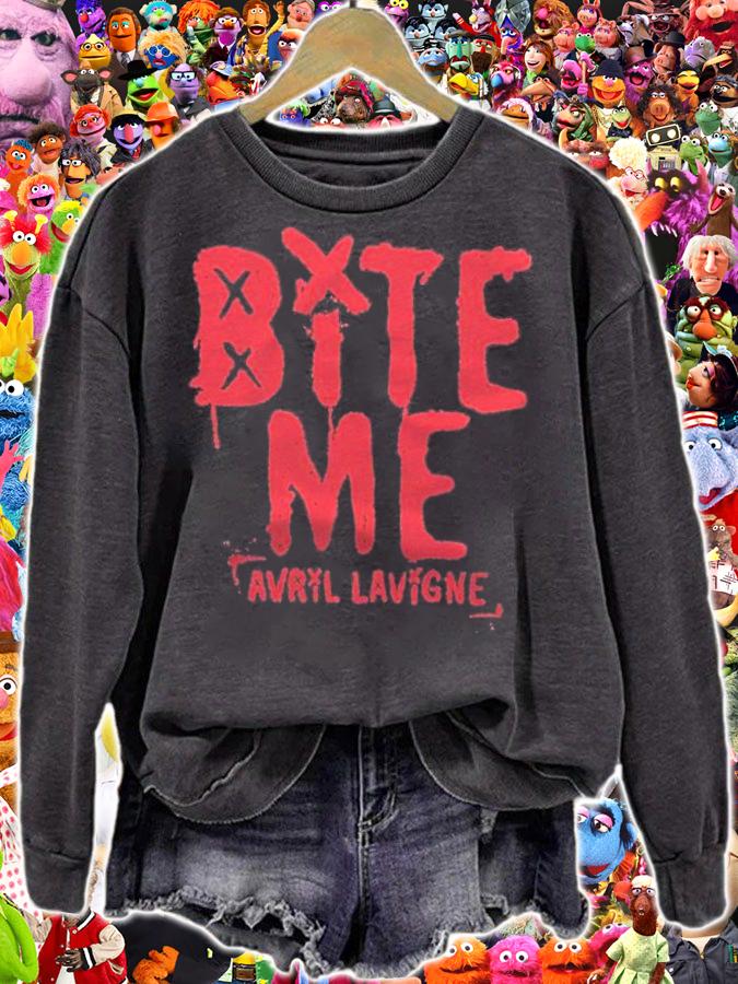 Avril Lavigne Bite me T-shirt t-shirt sweatshirt