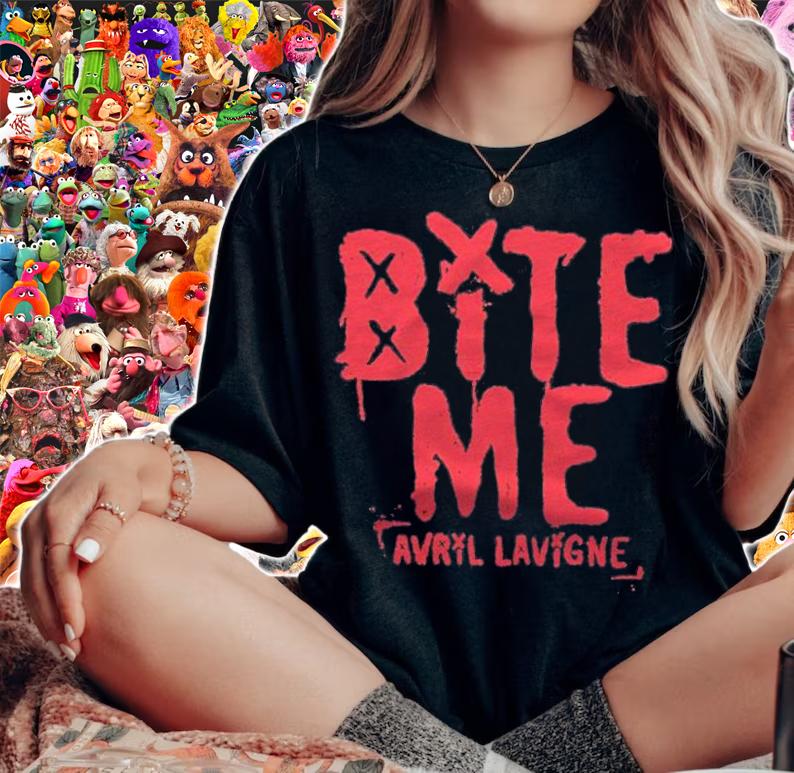 Avril Lavigne Bite me T-shirt t-shirt woman shirt