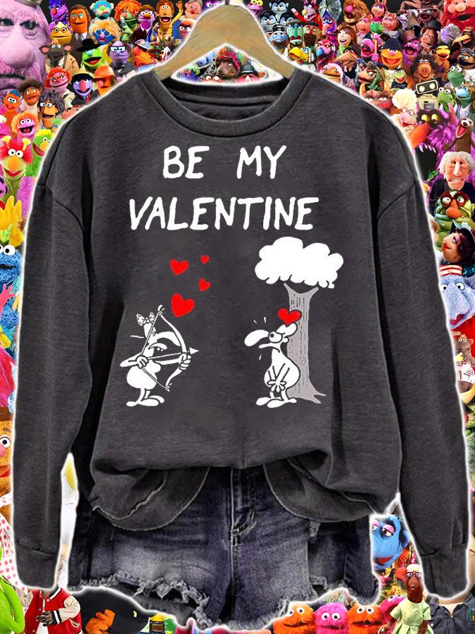 Be My Valentine Funny Loving Couple Outfit For Him T-Shirt t-shirt