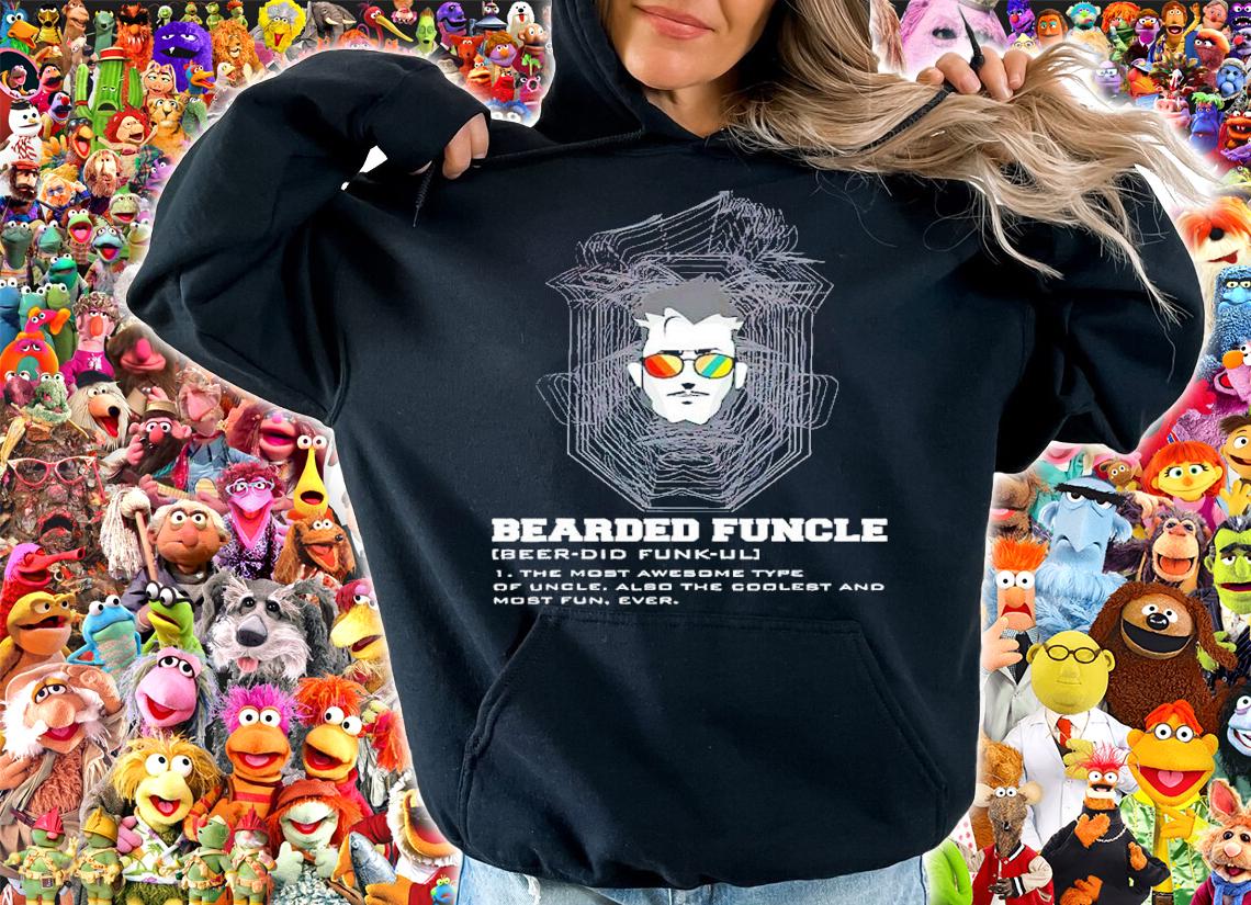 Bearded Funcle Shirt For Men Uncle Cool Male Figure Shirt t-shirt hoodie