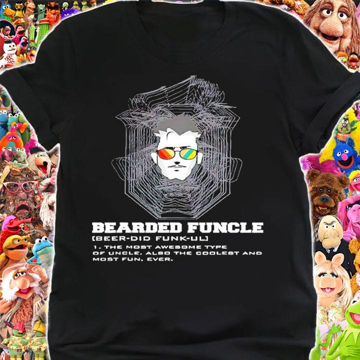 Bearded Funcle Shirt For Men Uncle Cool Male Figure Shirt t-shirt shirt