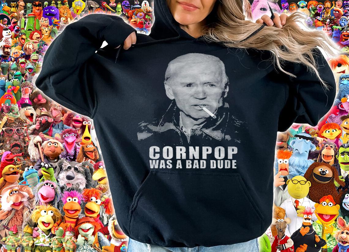 Biden Cornpop Was A Bad Dude Joe Biden Smoke T-Shirt t-shirt