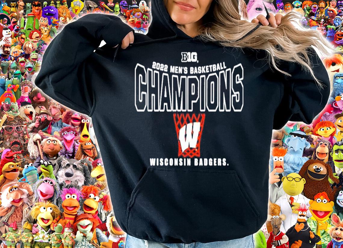 Big Ten 2022 Mens Basketball Champions Wisconsin Baggage t-shirt hoodie
