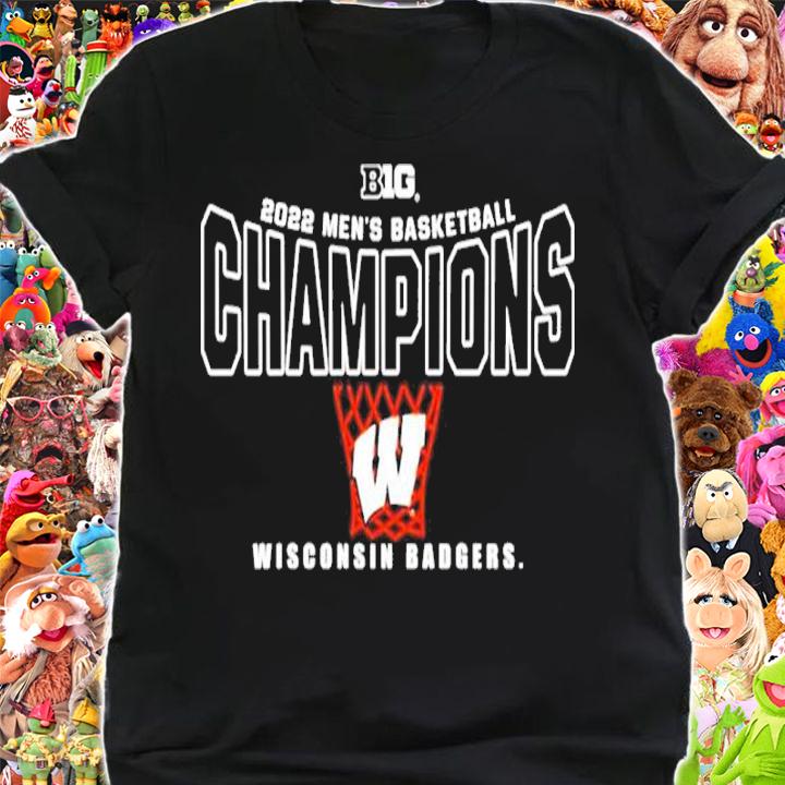 Big Ten 2022 Mens Basketball Champions Wisconsin Baggage t-shirt shirt