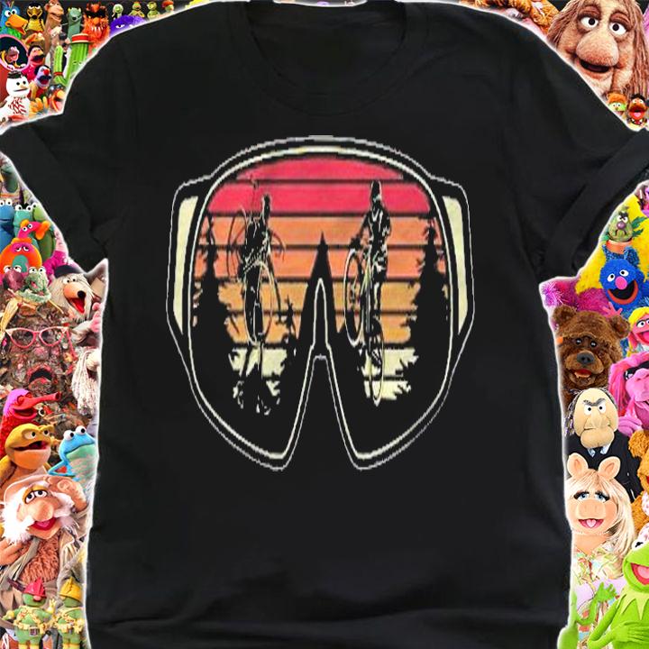 Biking Silhouette Vintage Retro Gift Shirt t-shirt shirt