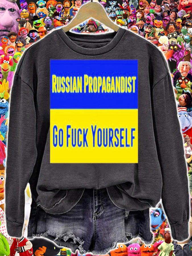 Business Ukraine Mag Russian Propagandist Go Fuck Yourself Shirt t-shirt sweatshirt