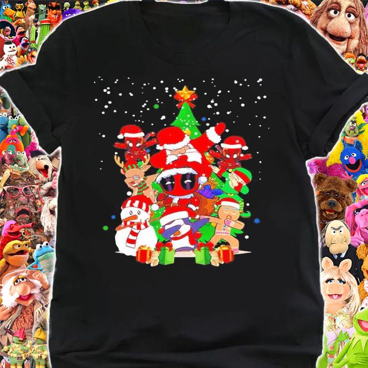 Deadpool Santa Christmas Tree Shirt t-shirt