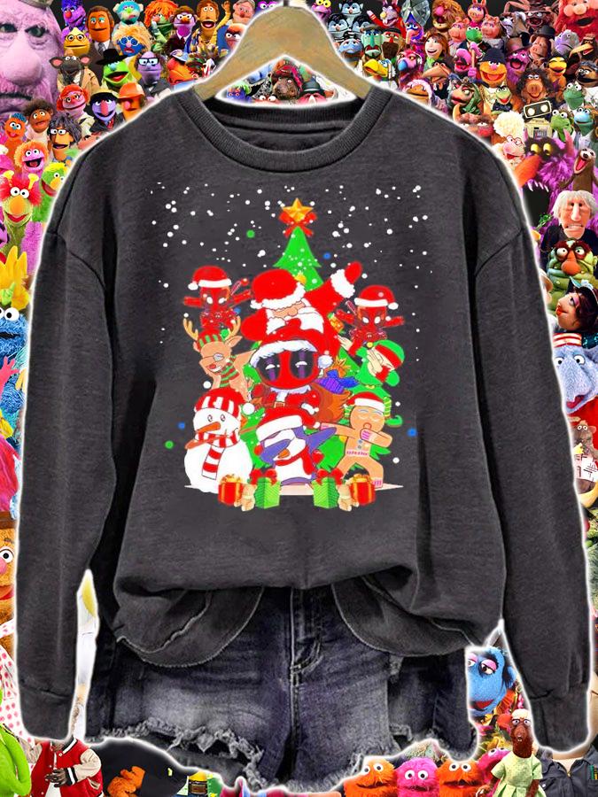Deadpool Santa Christmas Tree Shirt t-shirt