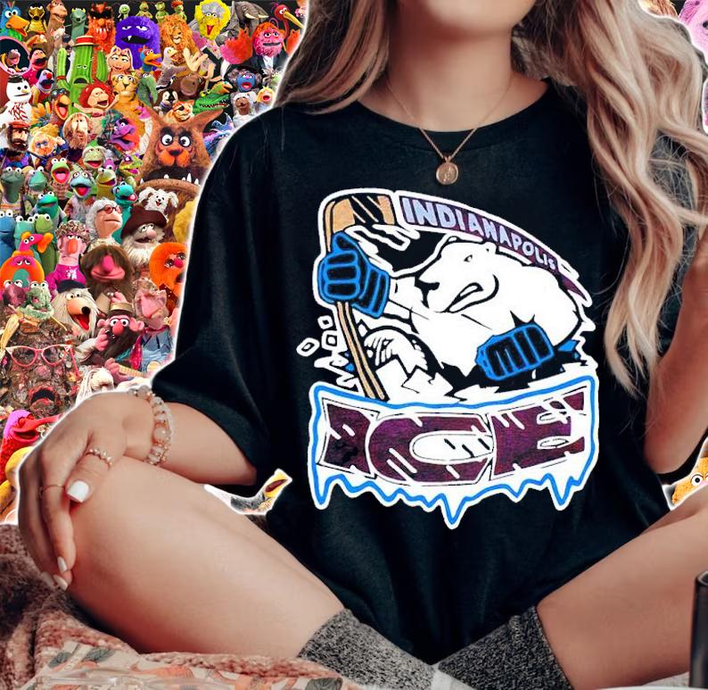 Indianapolis Ice Polar Bear Shirt t-shirt woman shirt