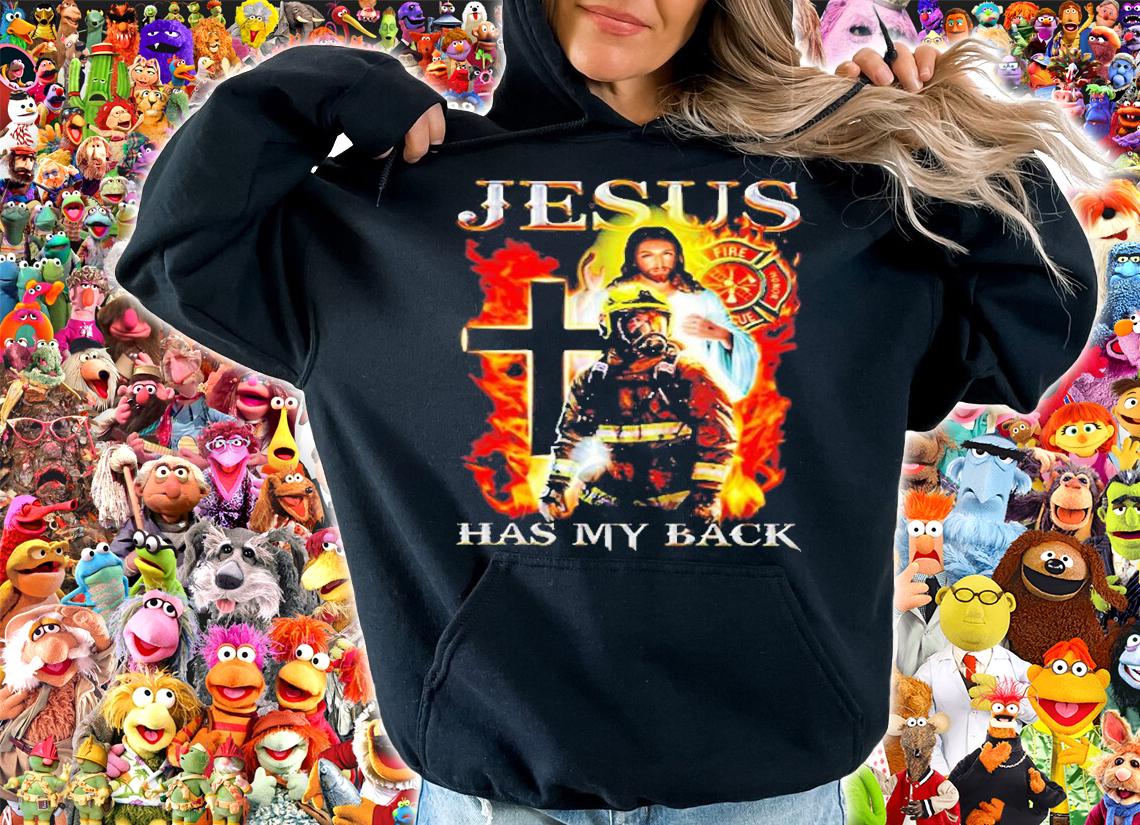 Jesus Has My Back Firefighter T-Shirt t-shirt