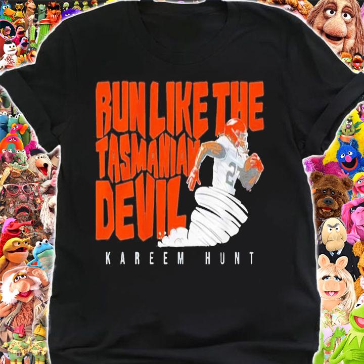 Kareem Hunt Run Like The Tasmanian Devil Shirt t-shirt shirt