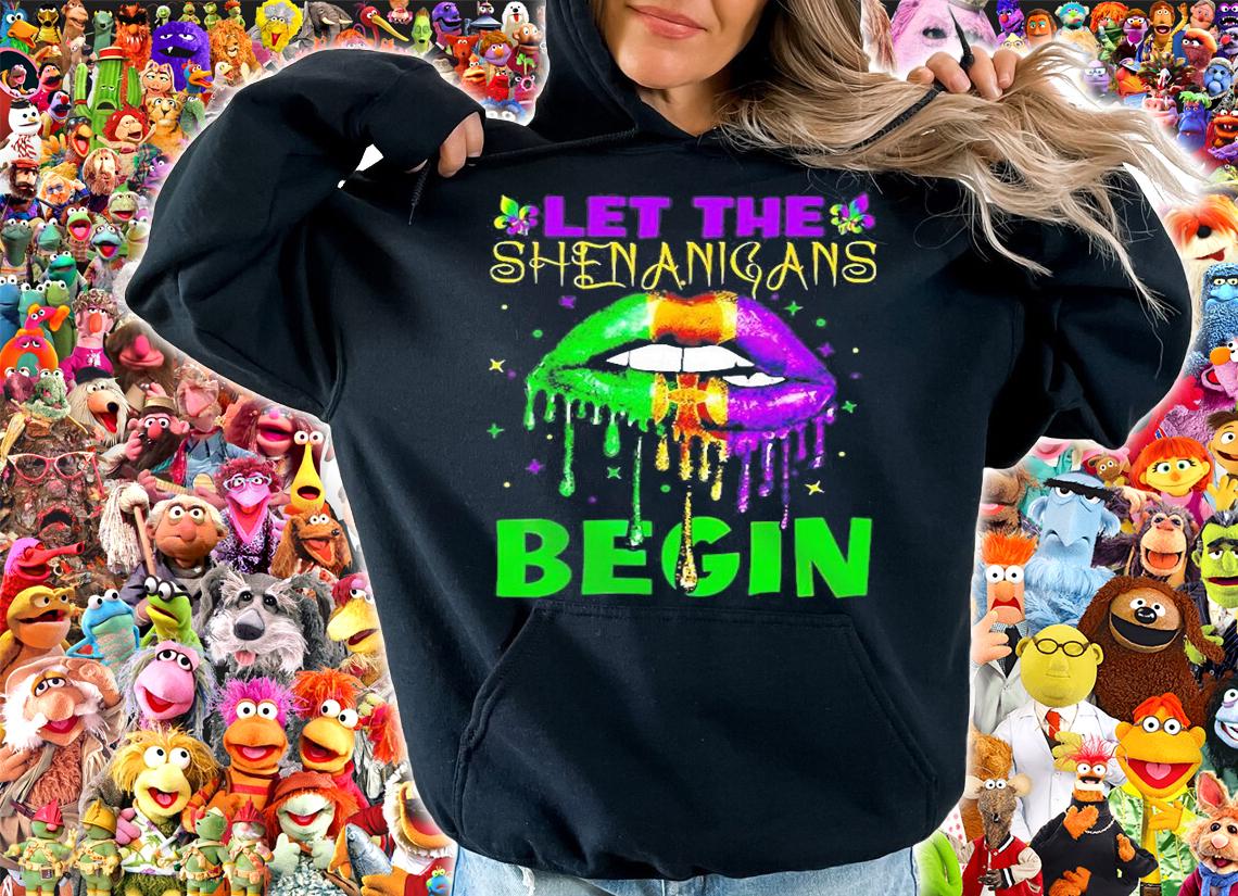 Lips Let The Shenanigans Begin T-Shirt t-shirt