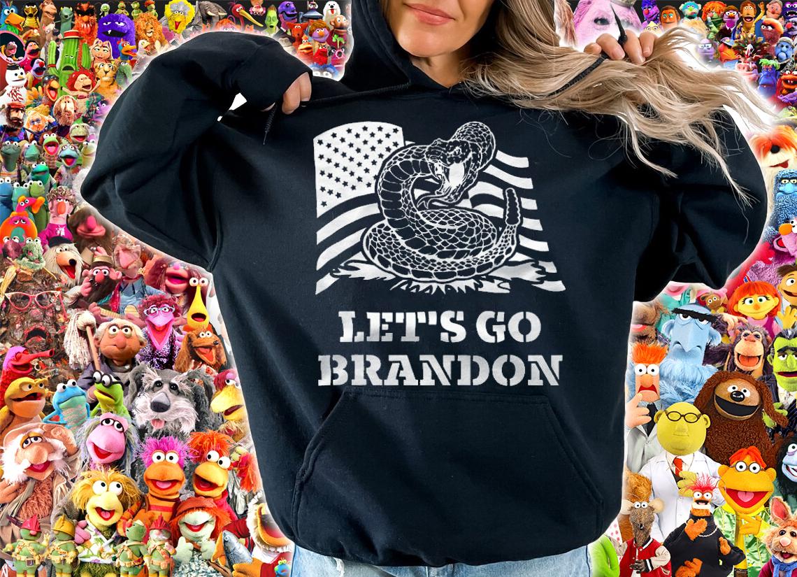 New Design let's Go Brandon Gadsden Flag Anti Biden T-Shirt t-shirt
