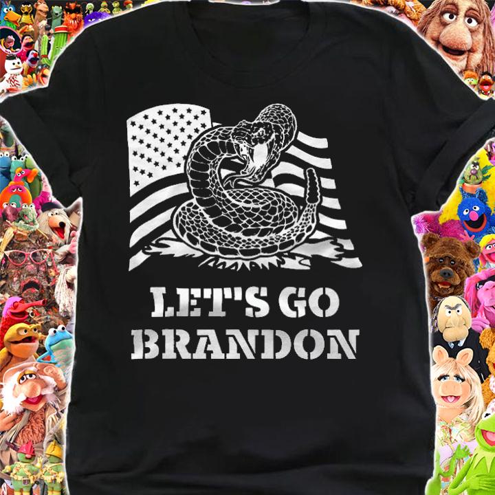 New Design let's Go Brandon Gadsden Flag Anti Biden T-Shirt t-shirt