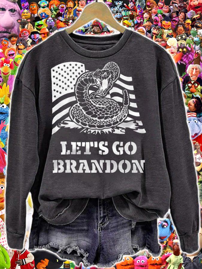 New Design let's Go Brandon Gadsden Flag Anti Biden T-Shirt t-shirt