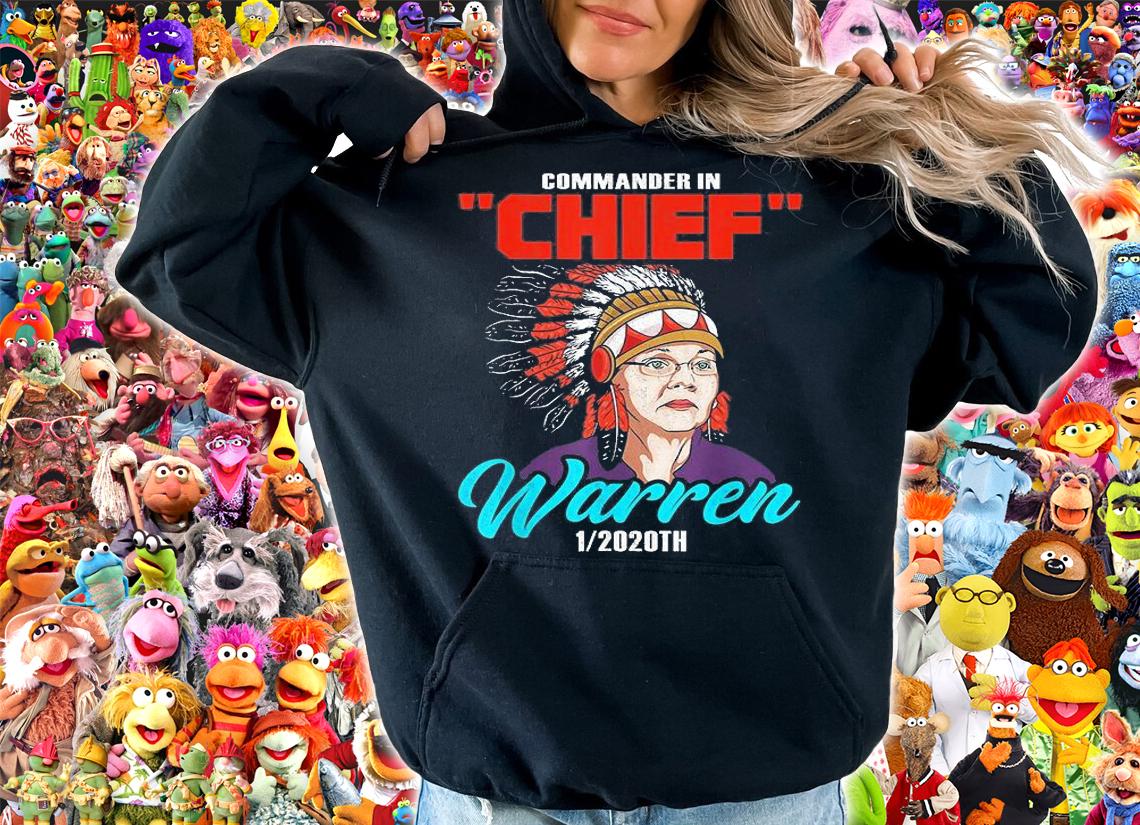 TRUMP Rally Gear Anti Elizabeth Warren Pocahontas Chief T-Shirt t-shirt