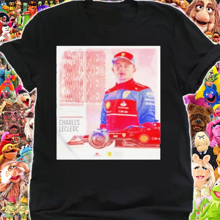 Charles Leclerc Ferrari F1 Wins Bahrain Grand Prix Shirt t-shirt shirt