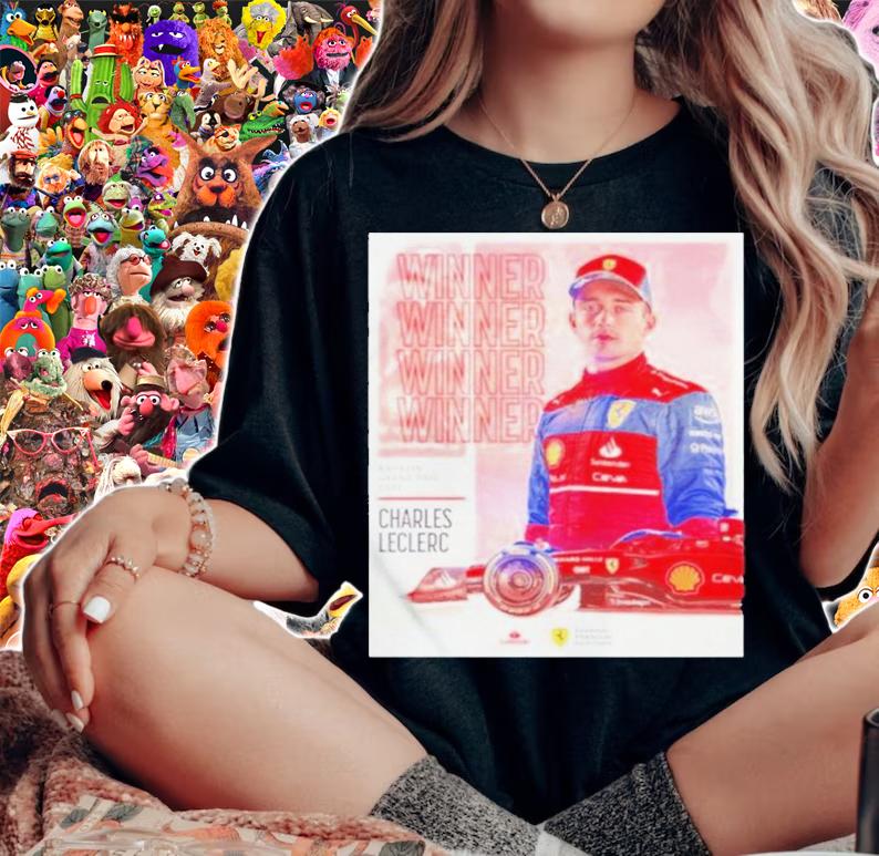 Charles Leclerc Ferrari F1 Wins Bahrain Grand Prix Shirt t-shirt woman shirt