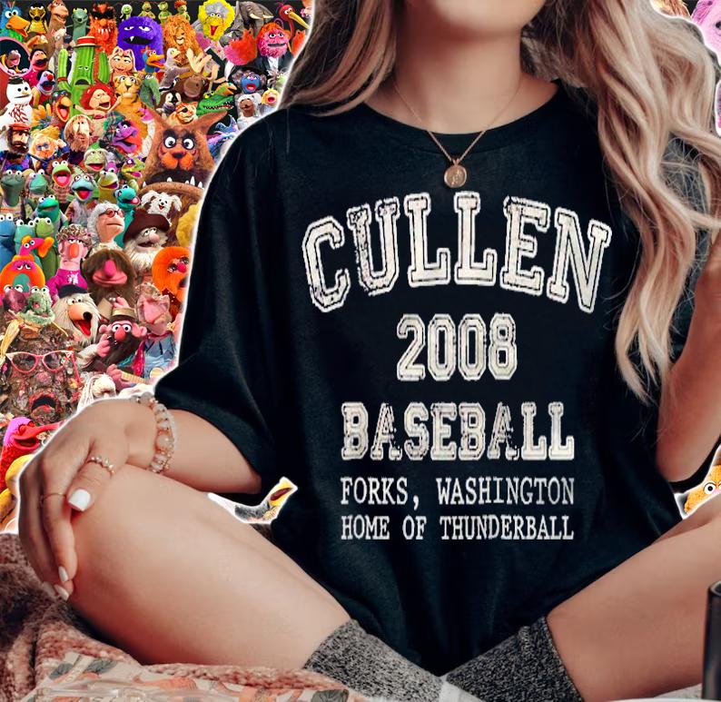 Cullen Baseball Forks Washington Design Raglan Baseball Shirt t-shirt woman shirt