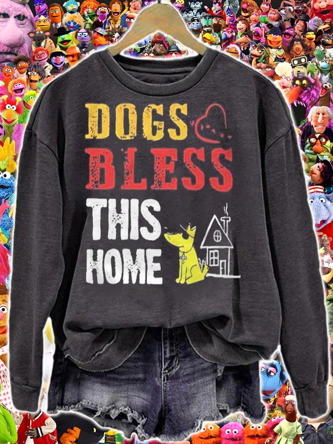 Dogs bless this home T-shirt t-shirt sweatshirt