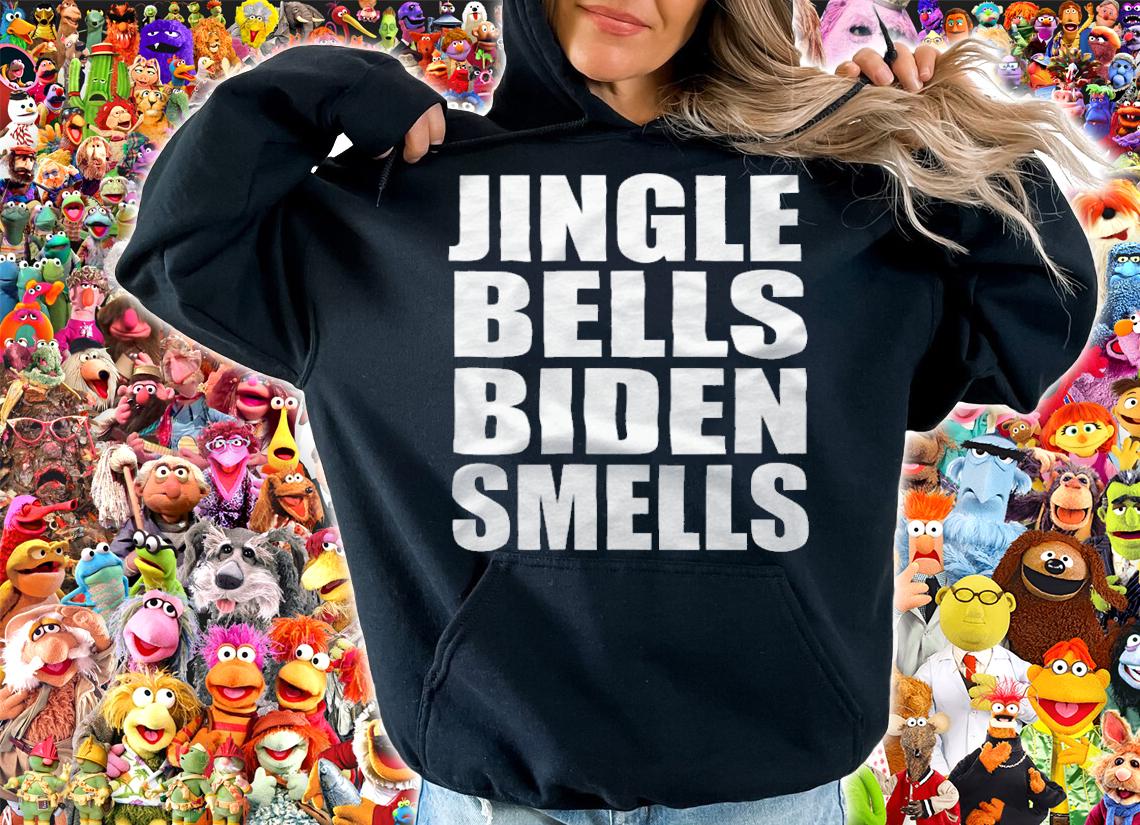 F Joe Biden jingle Bells Biden Smells Joe Biden T-Shirt t-shirt hoodie
