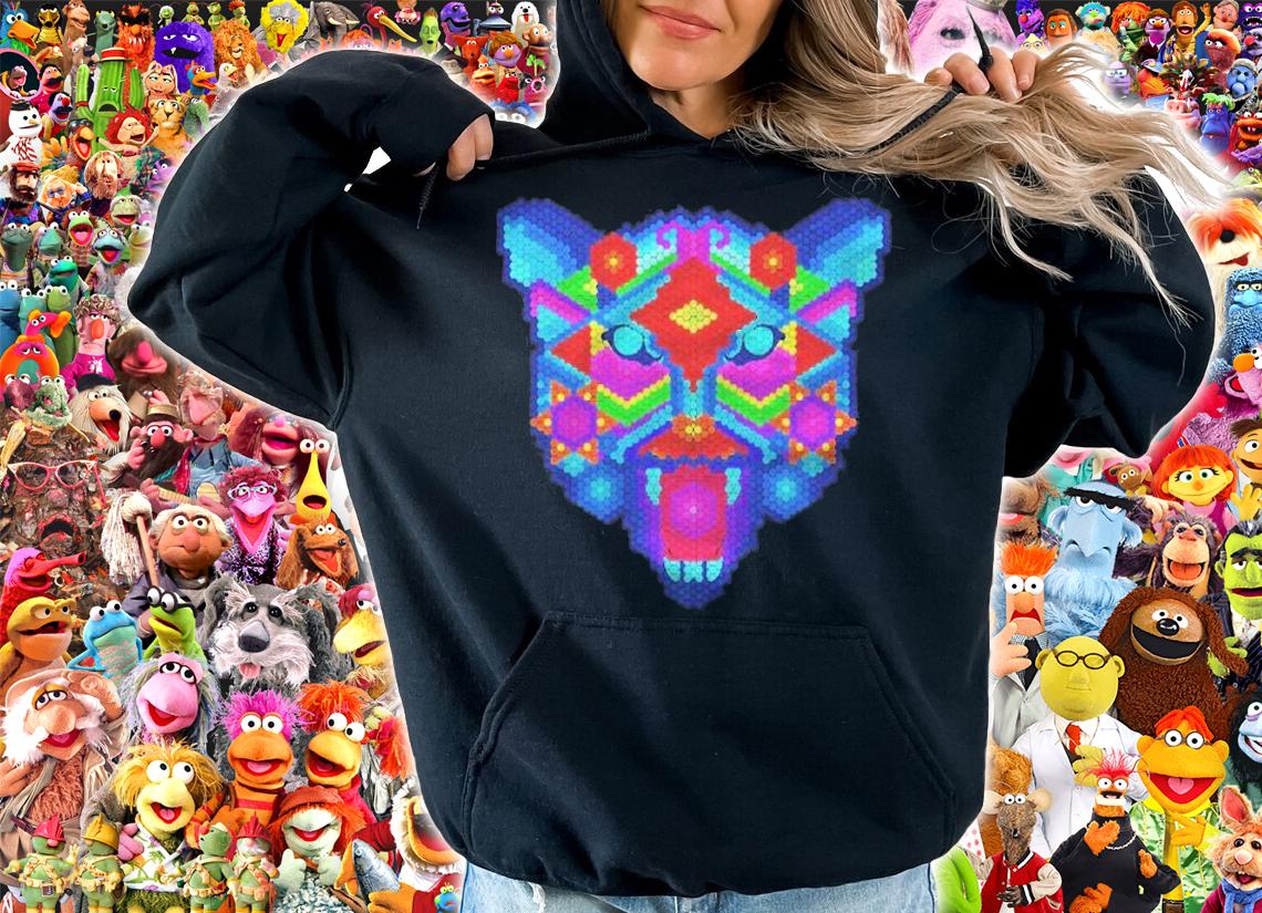 Jaguar Huichol Art Gift Premium Shirt t-shirt hoodie