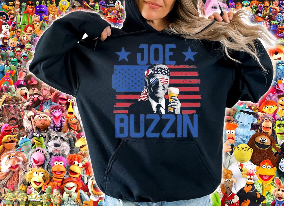 Joe Buzzin 4th Of July Funny Drinking Beer President Joe Biden T-Shirt t-shirt