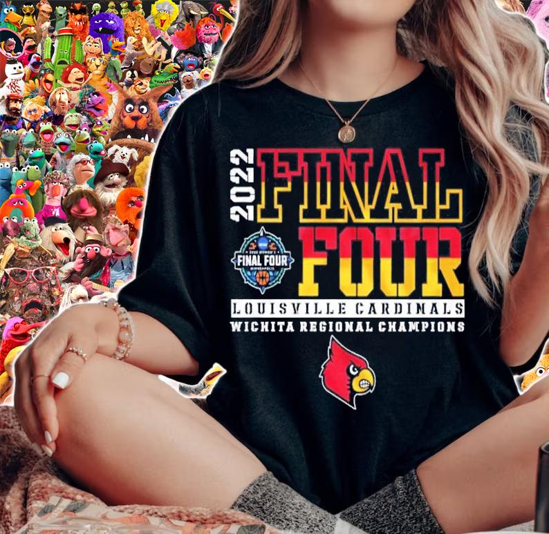 Louisville Cardinals Final Four Women's Basketball 2022 NCAA Wichita Regional Champions Shirt t-shirt