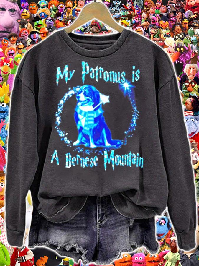 My Patronus Is A Bernese Mountain Dog Lovers T-Shirt t-shirt sweatshirt