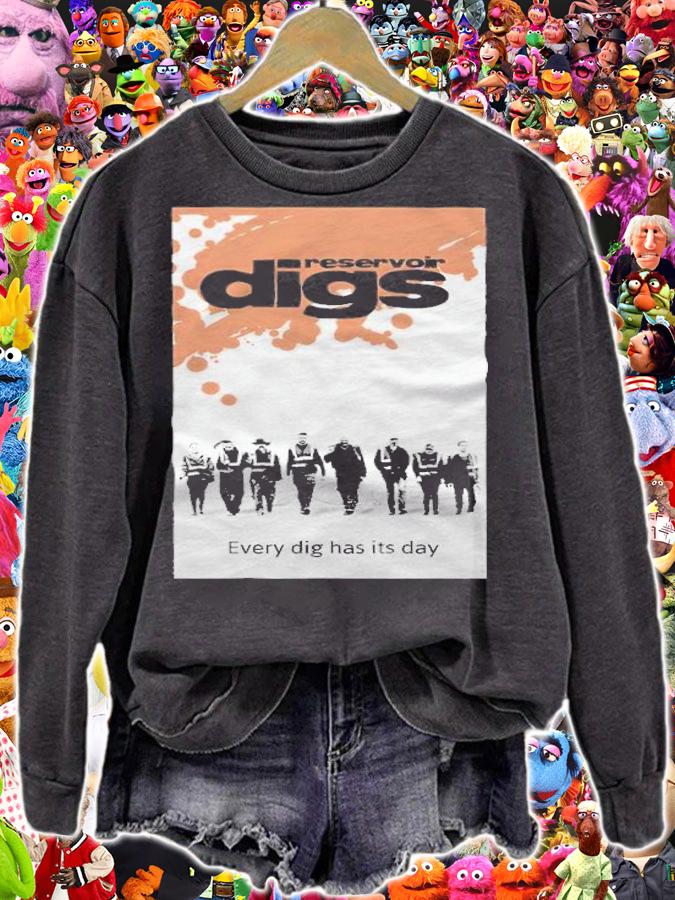Reservoir Digs every dig has its day poster cover T-shirt t-shirt