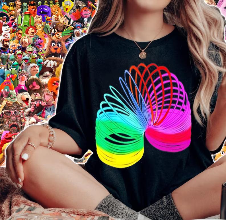 Slinky Retro 90s Toy Fashion Outfit Costume Attire 90s T-Shirt t-shirt