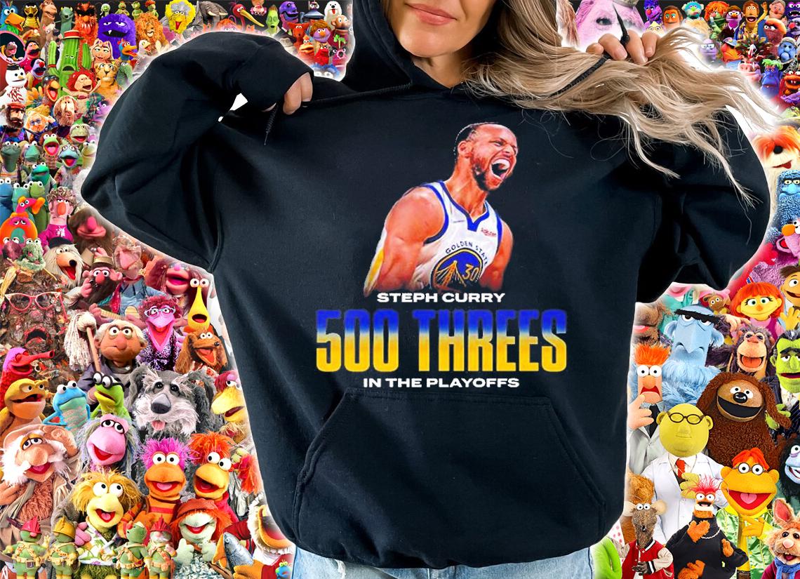 Stephen Curry 500 Threes In The Playoffs NBA T-Shirt t-shirt