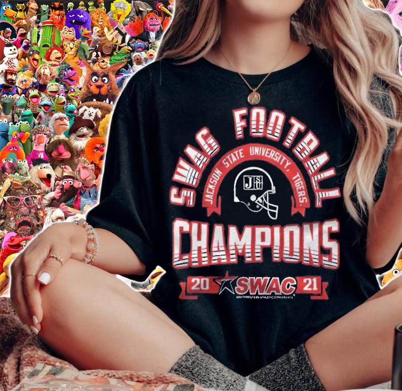 Swac Football Champions Jackson State Tigers 2021 T-shirt t-shirt woman shirt