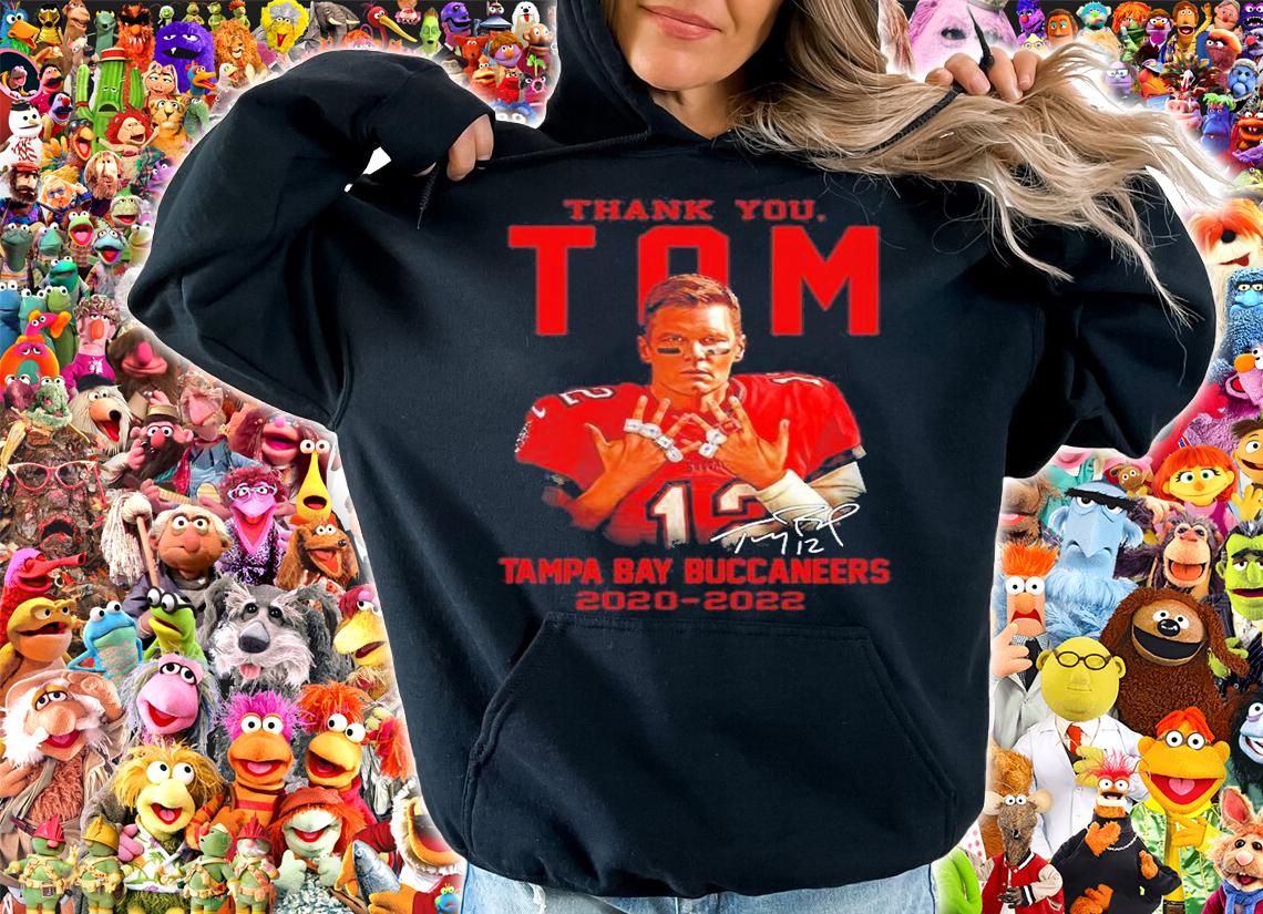 Thank You Tom Tampa Bay Buccaneers 2020 2022 Signature T-Shirt t-shirt hoodie