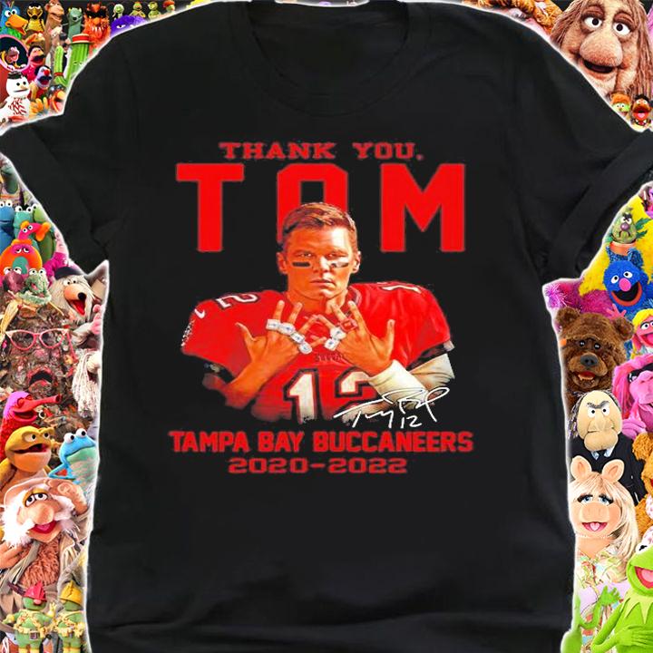 Thank You Tom Tampa Bay Buccaneers 2020 2022 Signature T-Shirt t-shirt shirt