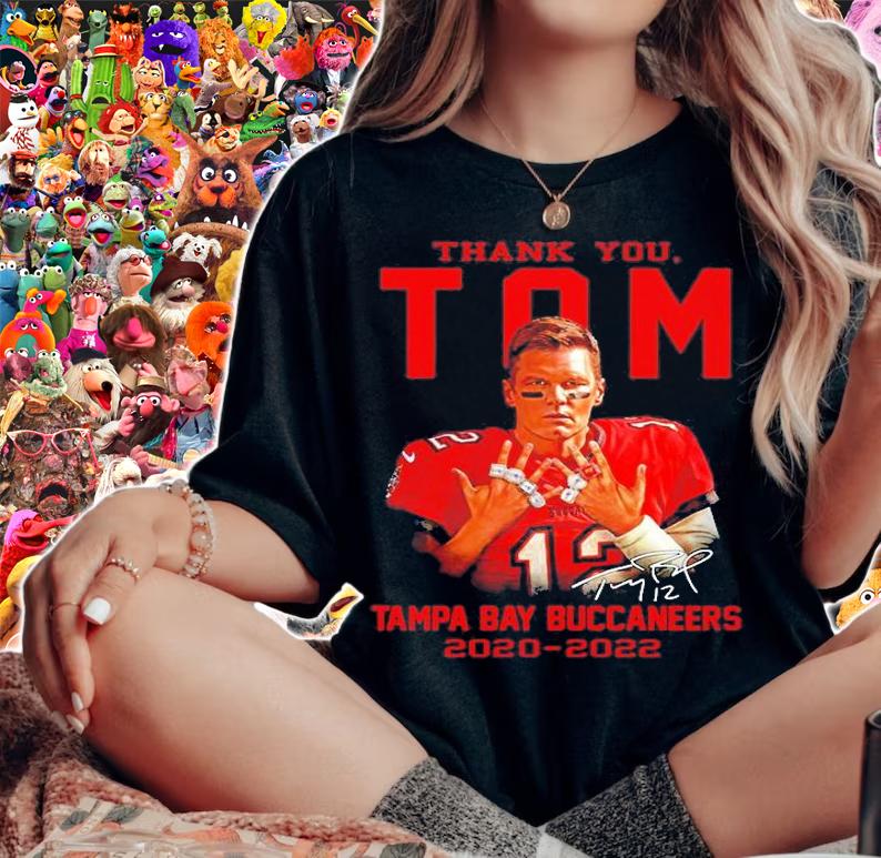 Thank You Tom Tampa Bay Buccaneers 2020 2022 Signature T-Shirt t-shirt woman shirt