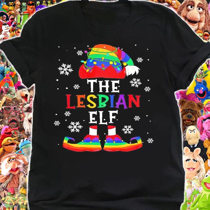The Lesbian Elf Christmas Shirt t-shirt