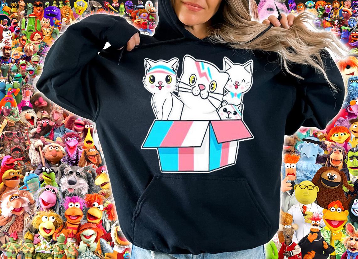 Transgender Cat Kitten Pet Lgbtq Transsexual Pride Kawaii T-Shirt t-shirt hoodie