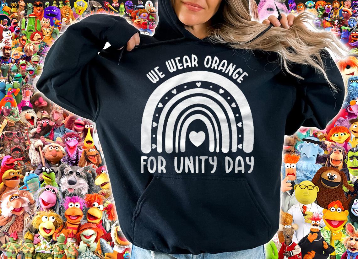 Unity Day Orange We Wear Orange For Unity Day Rainbow Shirt t-shirt hoodie