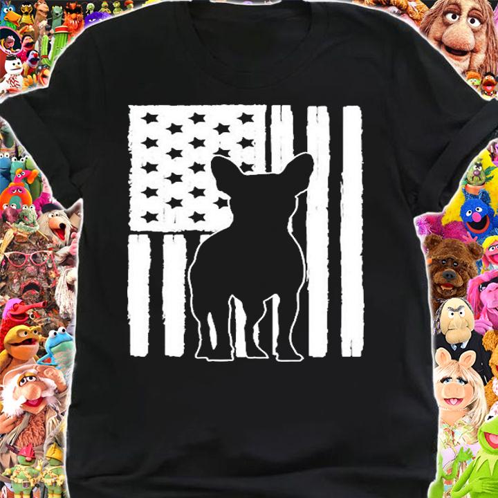 Usa American Flag French Bulldog Dog Lover Theme Design T-Shirt t-shirt shirt