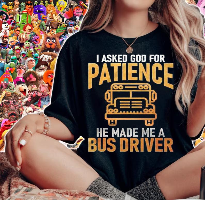 Funny School Bus Driver Design Shirt t-shirt