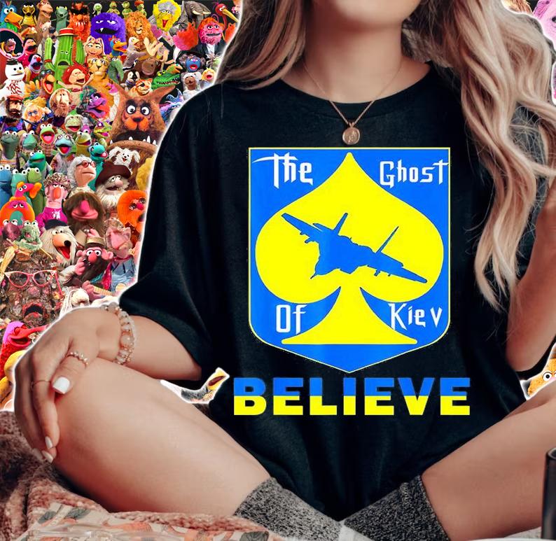 I Stand With Ukraine Shirt, The Ghost Of Kiev T-Shirt t-shirt