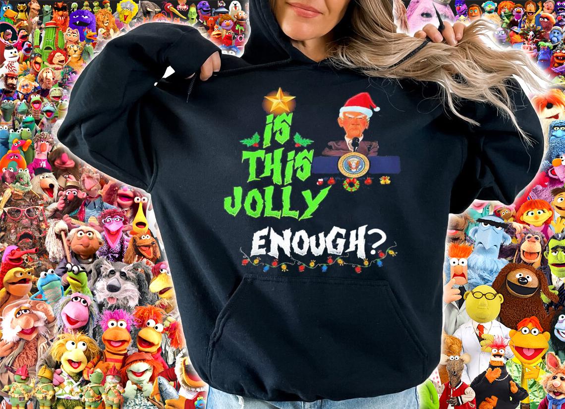 Jeff Dunham Santa Is This Jolly Enough Christmas Shirt t-shirt