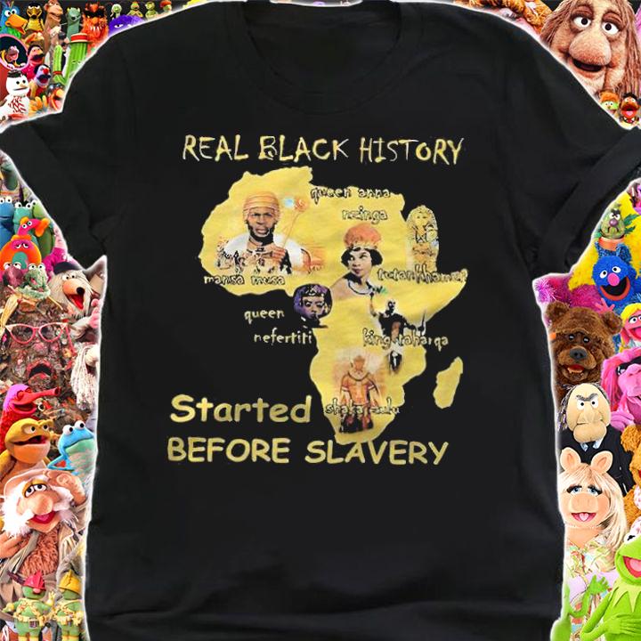 Real black history started before Slavery 2022 T-shirt t-shirt shirt