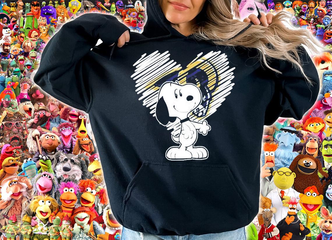 Snoopy In My Heart Los Angeles Rams T-Shirt t-shirt