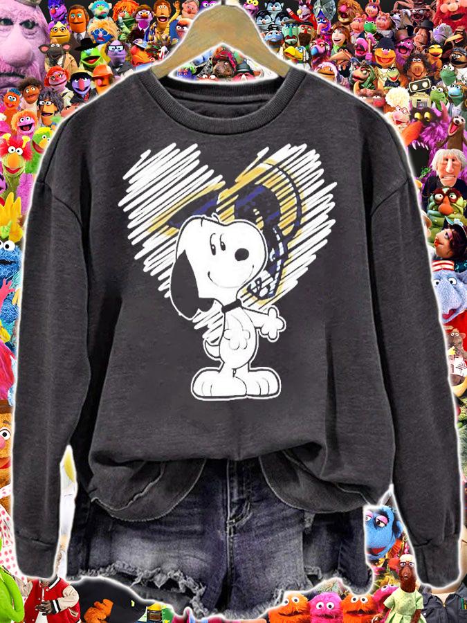 Snoopy In My Heart Los Angeles Rams T-Shirt t-shirt