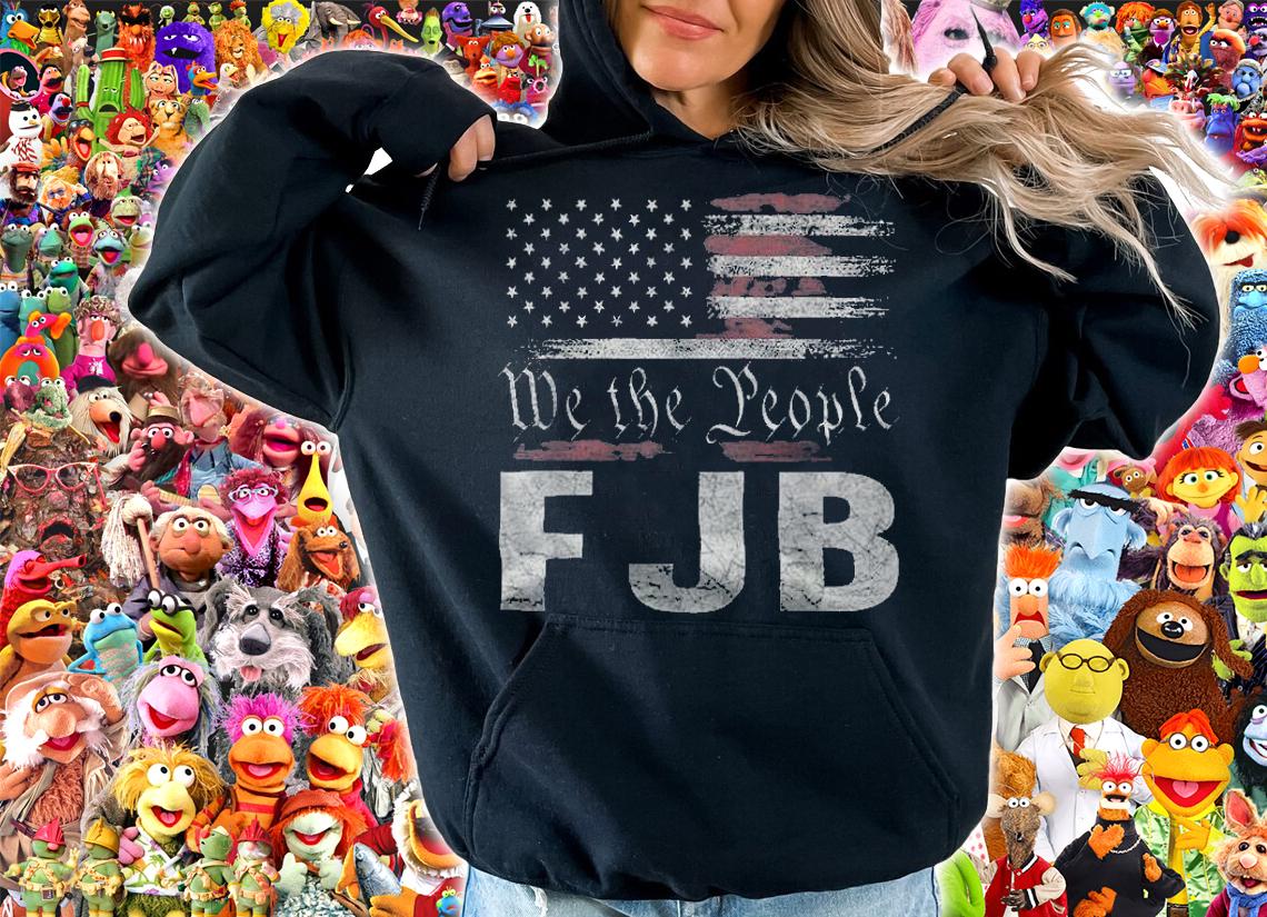 We The People FJB Anti Biden Let's Go Brandon USA Flag T-Shirt t-shirt